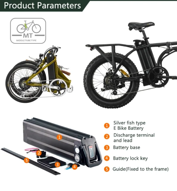 48V 20Ah Lithium-Ion Battery for Electric Bicycle - Image 3